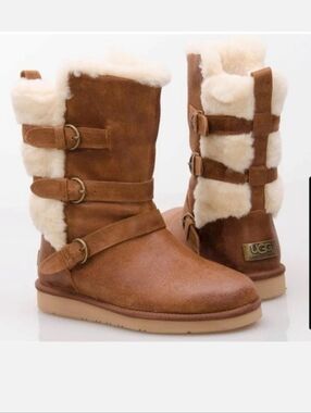 UGG BECKET BROWN BOOTS Size 7